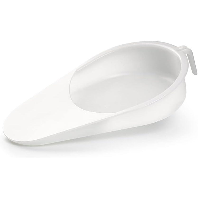 Orinal Cuña Cama, Orinal Unisex, Orinal Mujer, Orinal Hombre, Recipiente para Recogida y Evacuación de Orina y Heces, Ideal para Personas que deben guardar Reposo en la Cama
