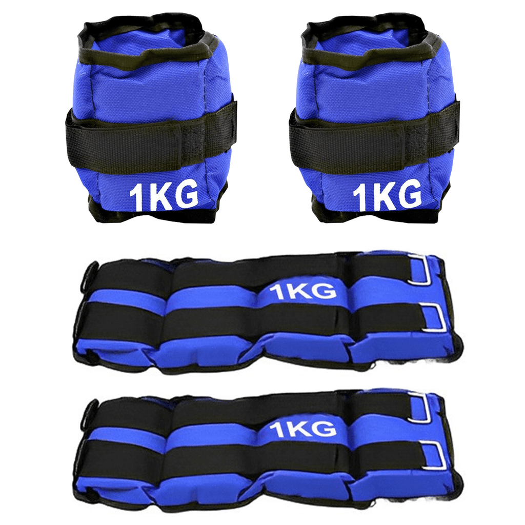 Pesas de Tobillo y Muñecas ideales para Correr, Footing, Movimiento Físico y Gimnasio, Incrementa la Intensidad de tus Ejercicios, Correas Ajustables y Cierre Fácil, Transpirables e Inodoros, Resistentes al Desgarro y Cómodos para la Piel