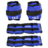 Pesas de Tobillo y Muñecas ideales para Correr, Footing, Movimiento Físico y Gimnasio, Incrementa la Intensidad de tus Ejercicios, Correas Ajustables y Cierre Fácil, Transpirables e Inodoros, Resistentes al Desgarro y Cómodos para la Piel