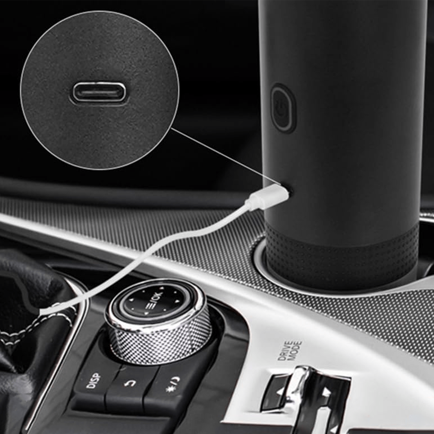 Maquina Café Espresso Portátil, Compatible con Cápsulas Pequeñas, Grandes y Café Molido, Fácil de Limpiar, Carga USB-C, Hasta 50 Cafés por cada Carga Completa, Compacto y Ligero Ideal para Fuera de Casa, Trabajo, Oficina, Viaje, Excursión