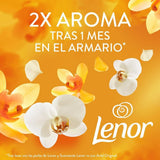 LENOR UNstoppables Perlas Lavadora Perfumadas para la Ropa, Suavizante con Fragancia Orquidia Dorada, Potenciador de Frescor, 41 Lavados, 495g