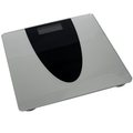 Bascula de Baño Digital con Pantalla LCD, Vidrio Templado de 5 mm, 180 kg de Capacidad, Encendido por Toque, Conversión kg/lb, Funciona con 2 Baterías tamaño AAA (no incluidas)