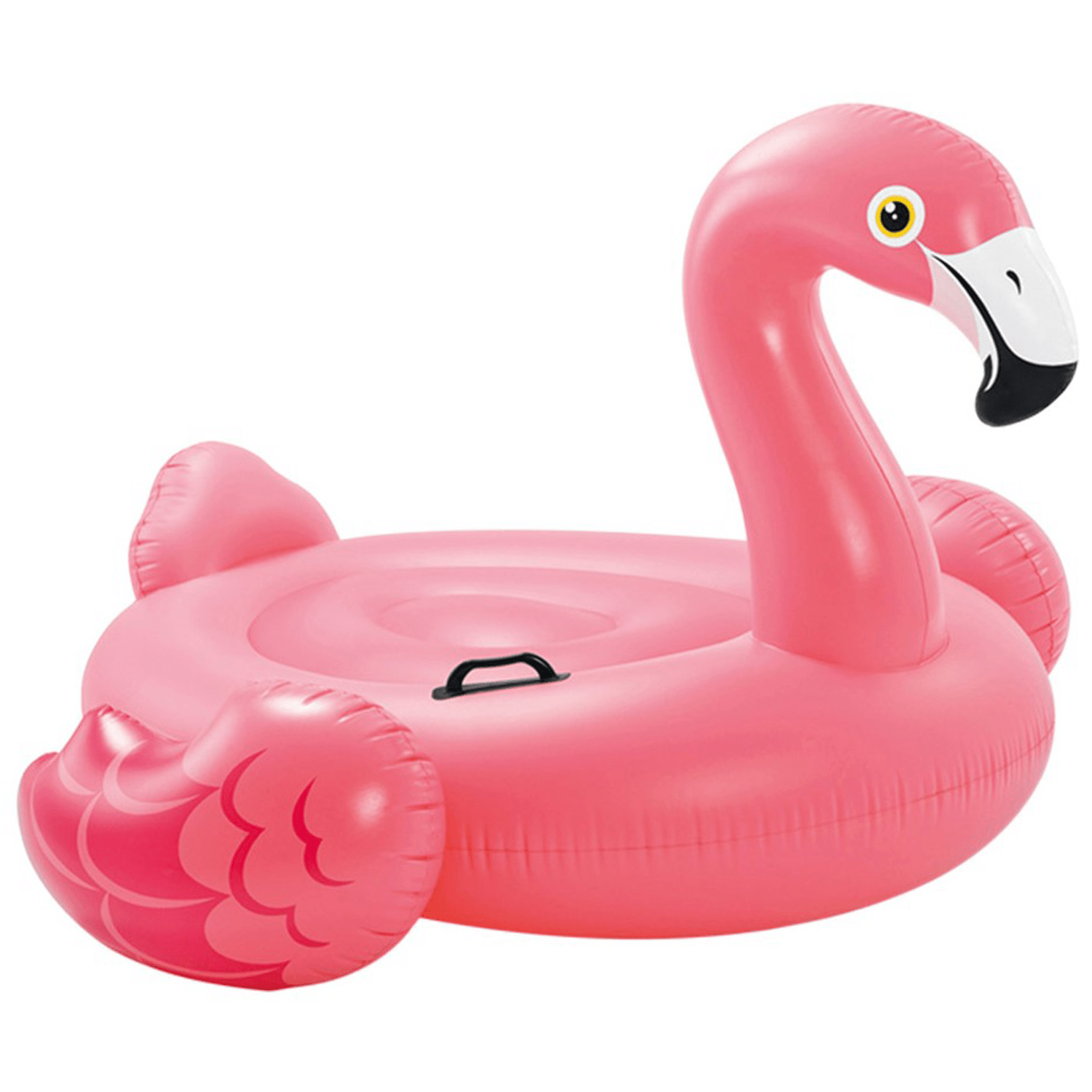 Flotador Piscina Flamenco Hinchable Grande con 2 Asas, Hecha de Vinilo Ultra Resistente, Con 2 Cámaras de Aire para Mayor Seguridad y 2 Asas Resistentes para Mayor Sujeción y Estabilidad, Incluye Kit de Parches para Reparar Pequeños Poros o Pinchazos