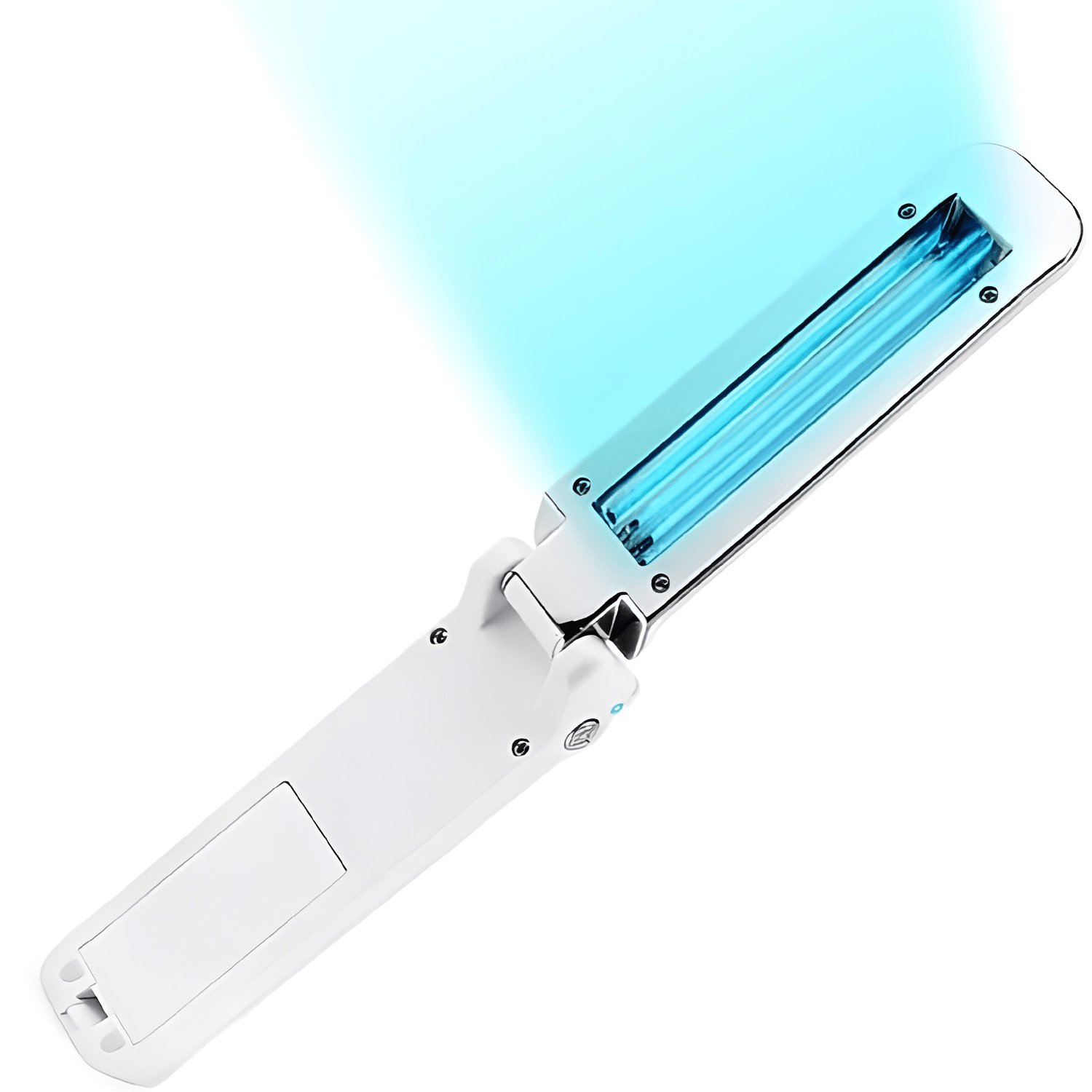 Linterna Desinfectante UV, Lampara Desinfectante UV, Desinfecta hasta el 99,99%, Portátil y Fácil de Usar, Funciona con 4 pilas AAA (no incluidas)