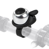 AKTIVE Timbre para Bicicleta, Diseño Compacto con Palanca para Manillar, Fácil de Accionar para Paseos y Ciclismo, Color Plateado y Negro