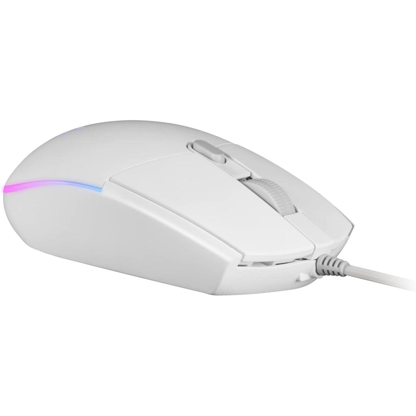 Mars Gaming MMG, Ratón Gaming Compacto 3200 dpi RGB Flow, Switches Mecánicos HUANO, Diseño Ligero Antideslizante, 6 Botones, Windows, Linux, Mac, PS4, PS5, Xbox One, Xbox Series X-S, Blanco