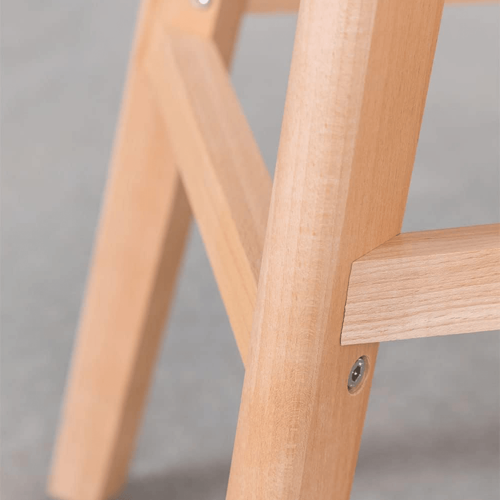 Taburete Alto Cocina con Respaldo, Asiento Blando y Tapizado, Patas Altas Resistentes de Madera de Haya con Reposapiés, Sillas Nórdicas, Ideal para Cocina, Salón, Comedor y Restaurante, 54.5 x 49.5 x 106 cm