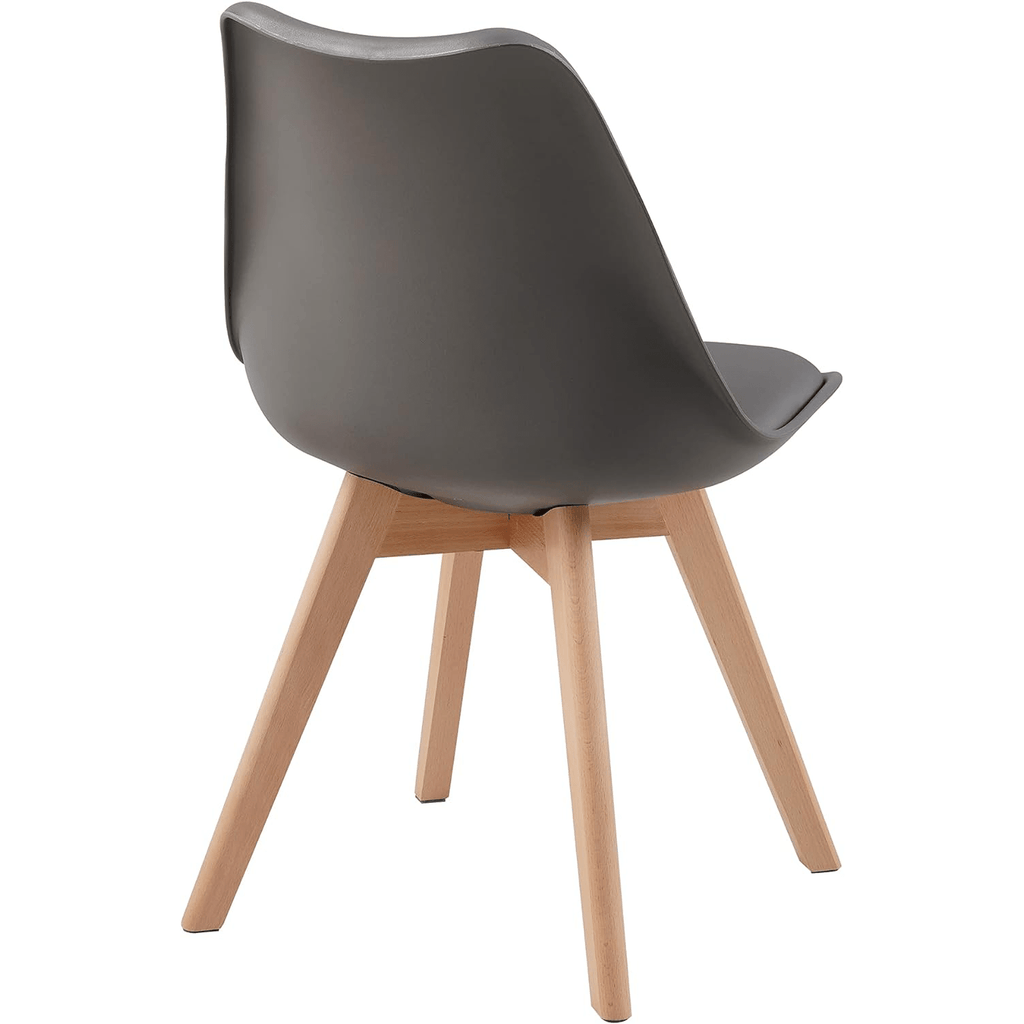 1/2/4/6 Unidad Sillas para Comedor, Sillas para Cocina con Asiento Blando, Tapizado y Patas Resistentes de Madera de Haya, Sillas Nórdicas