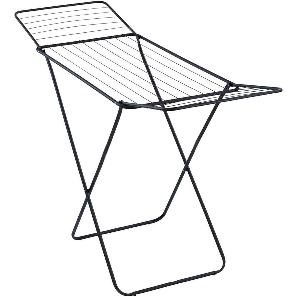 Tendedero Plegable de Metal con Alas y Estructura Ligera, 20 Metros de Superficie de Tendido, Resistente al Sol y a la Intemperie