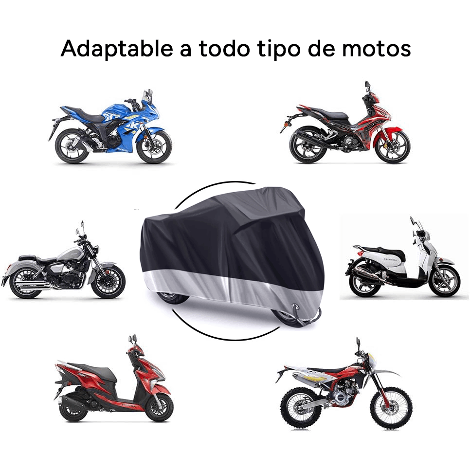 Funda para Motocicleta Impermeable y Duradera ideal para Todas las Estaciones, Cubierta para Moto Resistente a la Interperie, Lluvia, Sol, Nieve y Polvo, Resistente a Desgarros, 120 x 210 cm