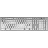 Tacens Zenith, Combo Inalámbrico 3en1 con Tecnología DualLink 2.4 GHz, Teclado Completo Full-Size con SmartKey Copilot AI, Ratón Óptico 3200 dpi, Alfombrilla Nanotextil, Idioma Español, Blanco