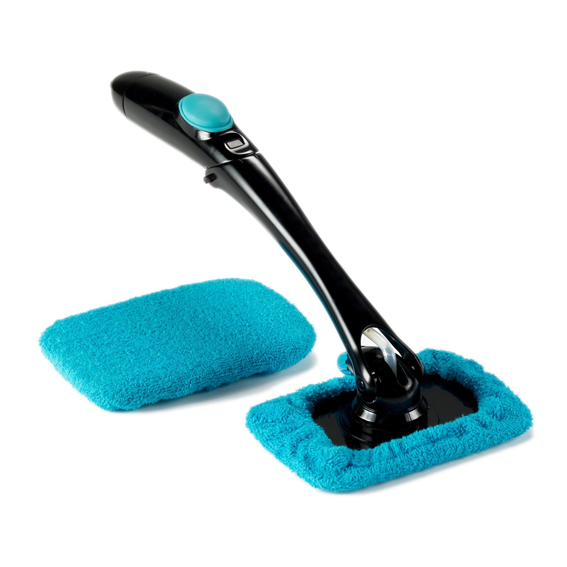 Limpiaparabrisas de Coche Extensible, Recargable con Agua, Cabezal Pivotante, Incluye 2 Microfibras Reutilizables, Mango de ABS, Llega a todos los Rincones sin Esfuerzo, Diseño Ergonómico para Limpiar el Parabrisas de forma Rápida y Fácil