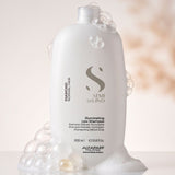 Alfaparf Milano Semi di Lino, Champú Iluminador para Cabello Opaco, Brillo y Suavidad, 1000 ml