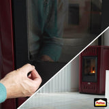 Pattex Nural 30 Sellador para Temperaturas Extremas, Sellador de Juntas Resistente a Altas Temperaturas, Pegamento Especial para Estufas y Chimeneas, 140g