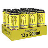 MONSTER ENERGY Bebida Energética, Refresco Energético, Pack 12/24 Latas de 500ml