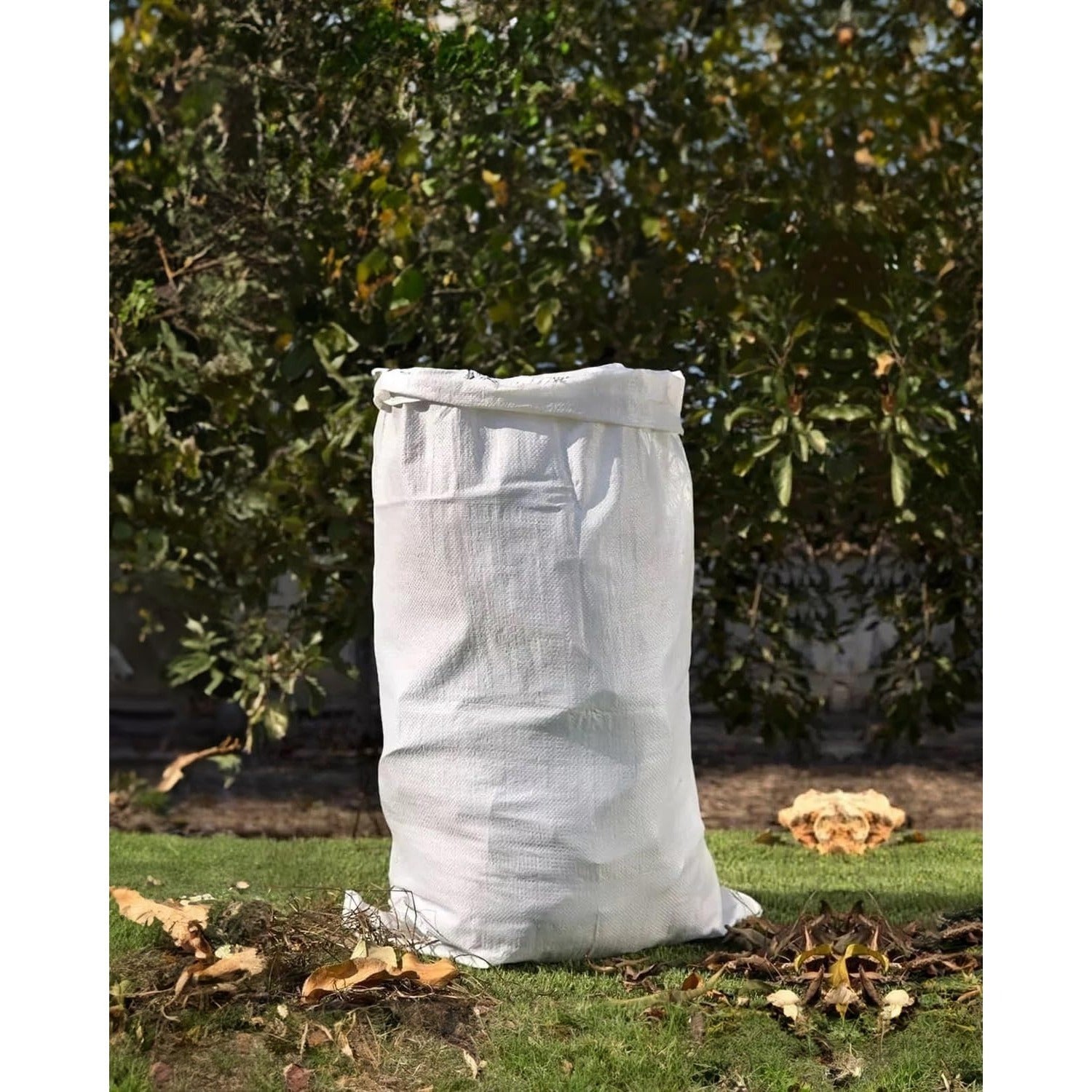 Sacos de Escombro, Sacos de Rafia, Bolsas de Polipropileno, Saco de Recogida Reforzada y Resistente, Reutilizable y Polivalente, Más de 25kg de Carga, Tamaño Grande 80 x 50 cm