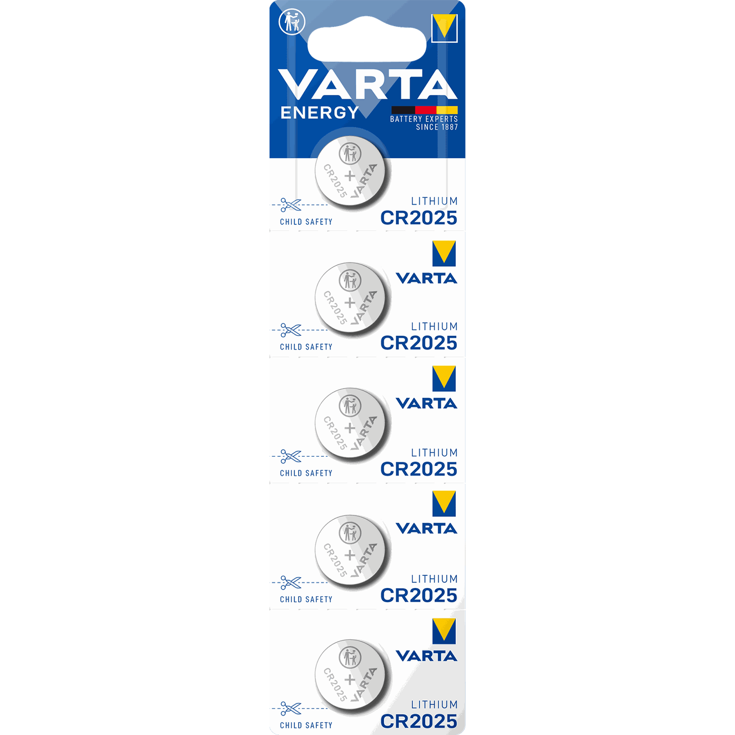 Pilas Boton CR2025 de Litio de Alto Rendimiento, Larga Duración, Ideal para Relojes, Controles Remotos, Calculadoras, Básculas, Audífonos, Juguetes y Otros Dispositivos Pequeños - VARTA