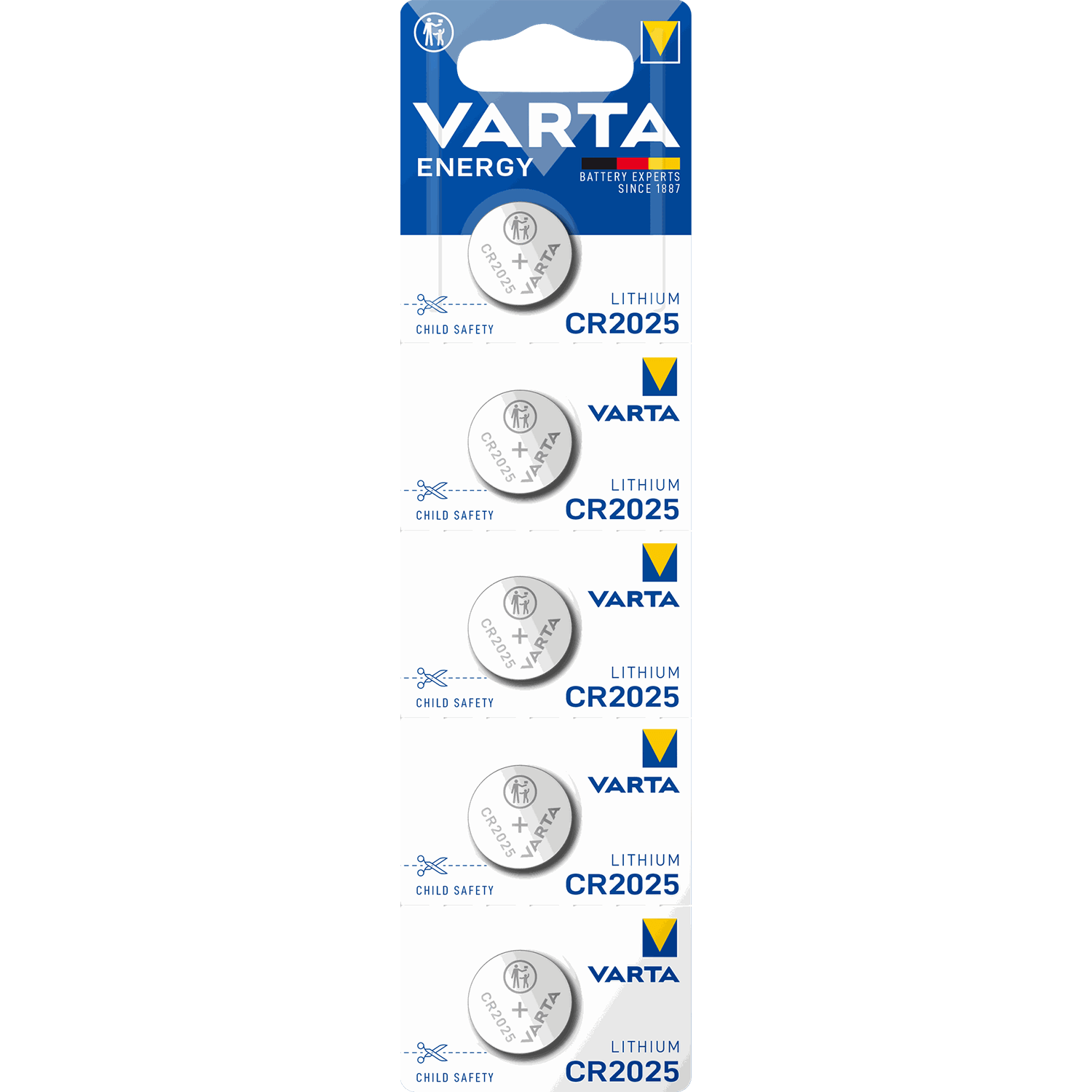 Pilas Boton CR2025 de Litio de Alto Rendimiento, Larga Duración, Ideal para Relojes, Controles Remotos, Calculadoras, Básculas, Audífonos, Juguetes y Otros Dispositivos Pequeños - VARTA