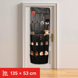 Organizador Puerta con 20 Bolsillos, Organizador de Almacenamiento Colgante sobre la Puerta, Incluye 3 ganchos para colgar, Fabricado en Tela de Poliéster 210D de Máxima Calidad, 135 x 53 cm