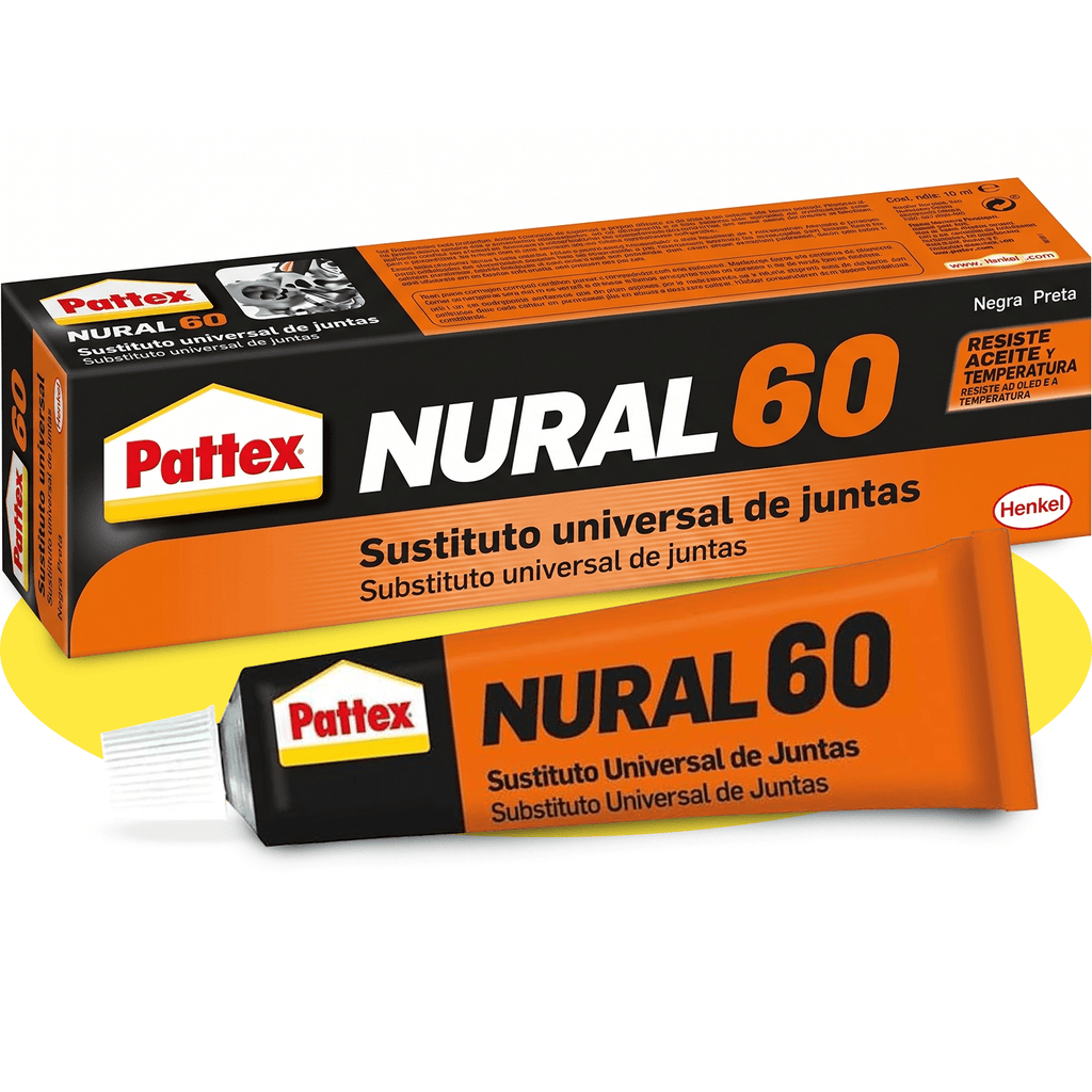 Pattex Nural 60 Sustituto Universal de Juntas, Sellador de Juntas para Automoción e Industria, Resiste Aceite y Temperatura, 40ml