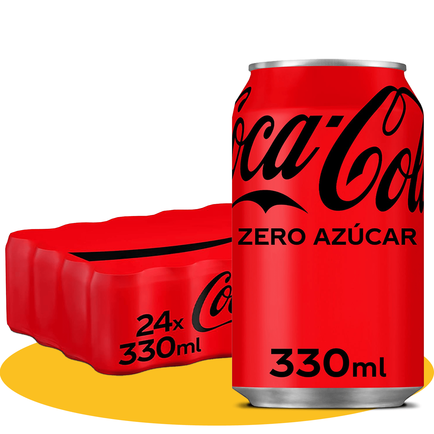 Coca-Cola Sabor Original / Zero / Sabor Cherry / Sabor Vainilla, Refresco de Cola, Pack Ahorro de 24 Latas de 330ml