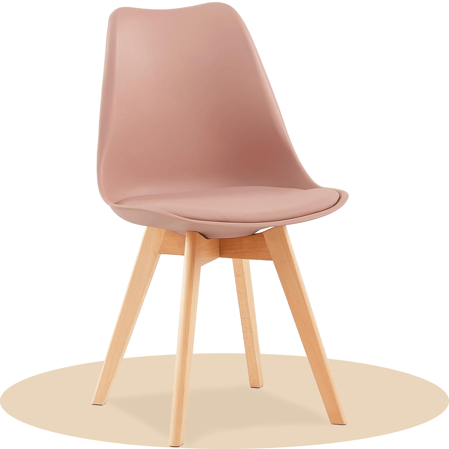 1/2/4/6 Unidad Sillas para Comedor, Sillas para Cocina con Asiento Blando, Tapizado y Patas Resistentes de Madera de Haya, Sillas Nórdicas