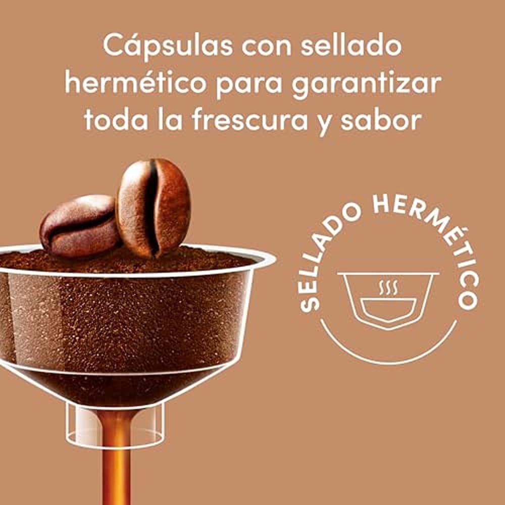 Nescafé Dolce Gusto, Café Cortado Espresso Macchiato, Intensidad 8, 16/48/96 Cápsulas