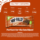 WafFULLS! Gofres de Sabores, 12 Gofres para Picoteo, Desayuno y Merienda, Barritas Esponjosas Rellenas, Gofres Envueltos Individualmente Listo para Comer, Caja con 12 Gofres