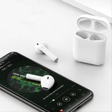 Auriculares Inalambricos de Bluetooth con Estuche de Carga, Distancia de Transmisión: 20 metros, +3h de Tiempo de Uso, Carga USB, Control táctil, Capacidad de Batería de los Auriculares: 30mAh, Capacidad de Batería del Compartimento de Carga: 200mAh
