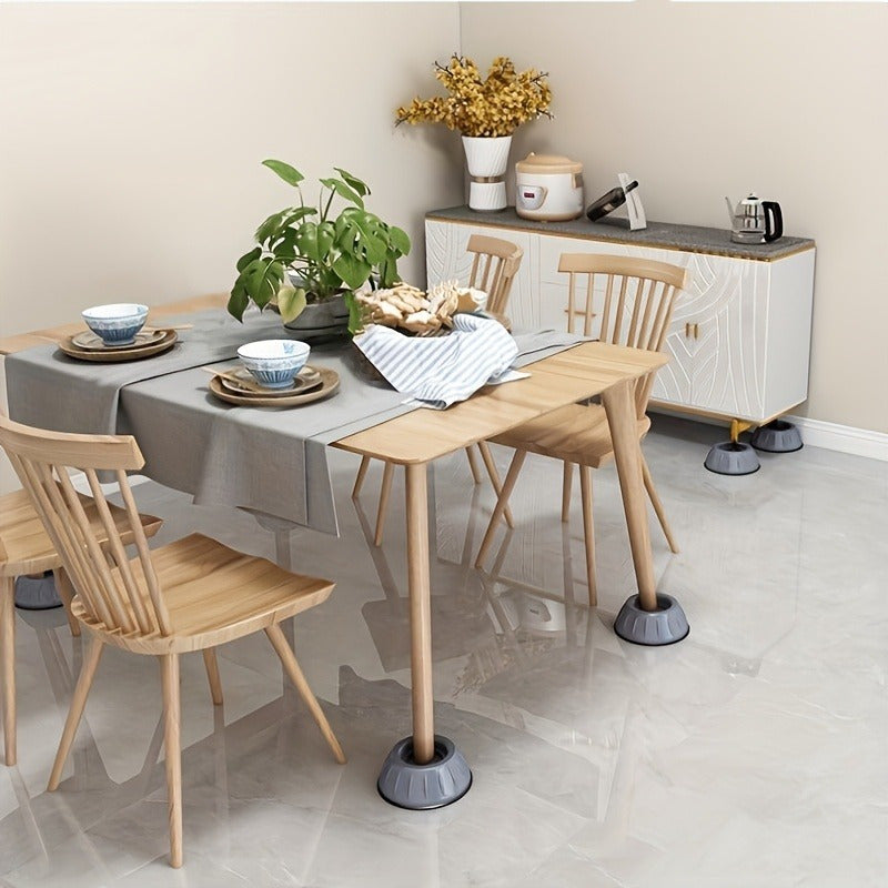 4 Patas Goma Anti Vibración, Antideslizantes, Amortiguador de Golpes, Reduce el Ruido y la Vibración, Ideal para Secadoras, Lavadoras, Lavavajillas