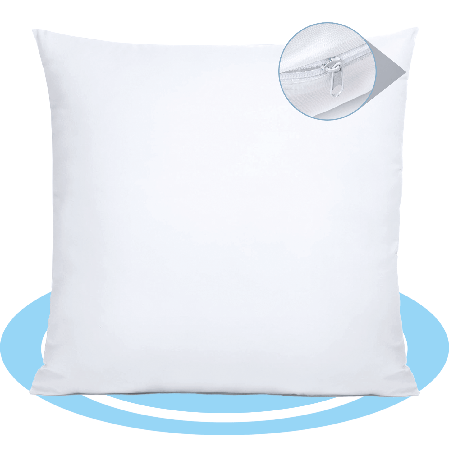 Relleno Cojín de Fibra Hueca Siliconada de Alta Recuperación, Indeformable, Suave, Mullido, Cojín para Sofá o Cama para Casa