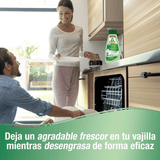 Frosch Lavavajillas Líquido para Máquina, Todo en 1 con Limón Verde, Limpieza y Brillo, Sin Microplásticos, 40 Dosis, Pack de 8 Unidades de 650 ml, 5.2 L en Total