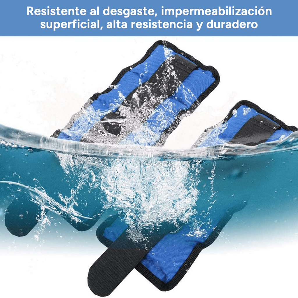 Pesas de Tobillo y Muñecas ideales para Correr, Footing, Movimiento Físico y Gimnasio, Incrementa la Intensidad de tus Ejercicios, Correas Ajustables y Cierre Fácil, Transpirables e Inodoros, Resistentes al Desgarro y Cómodos para la Piel