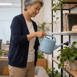 Regadera Plantas 6 Litros, Uso doméstico, Riego sin Esfuerzo, Fabricada en Plástico de Alta Calidad, Ideal para Jardines Interiores y Exteriores