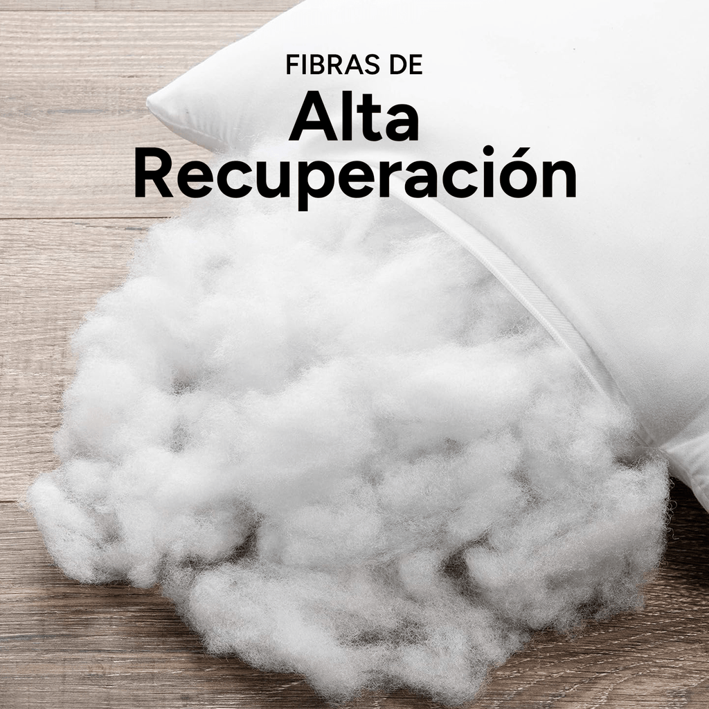 Relleno Cojín de Fibra Hueca Siliconada de Alta Recuperación, Indeformable, Suave, Mullido, Cojín para Sofá o Cama para Casa
