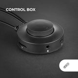 Mars Gaming MSRGB2, Altavoces Bluetooth 5.3 15W, Procesador de Sonido DSP, Iluminación RGB Dinámica, Frontal Total Mesh, Altavoces Compactos con Caja de Control, Entrada Jack de 3.5mm y USB, Negro