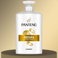 Pantene Champu Cabello Pro-V Repara y Protege, Fortalece el Pelo Debil y Dañado, Protege Enlaces Capilares, Proporciona Brillo y Suavidad, Sin Siliconas. Active Nutri-Plex, 1 L
