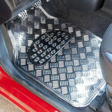 Alfombrillas Coche Antideslizantes, Set 4 Alfombrillas Universales para Coche, Hechas de PVC Duradero y Resistente, Instalación Fácil y Protección Completa para el Interior del Vehículo, Fácil de Limpiar