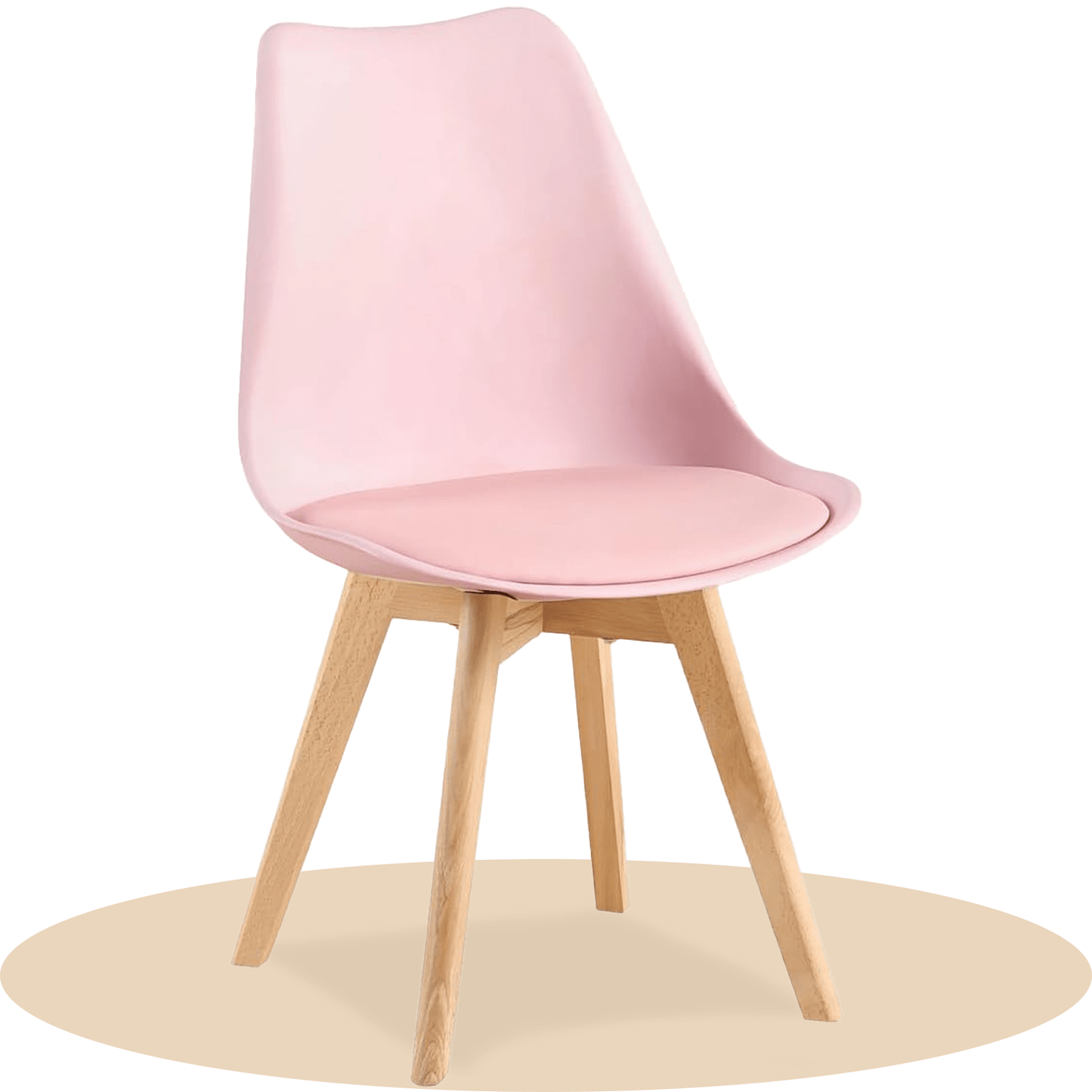 1/2/4/6 Unidad Sillas para Comedor, Sillas para Cocina con Asiento Blando, Tapizado y Patas Resistentes de Madera de Haya, Sillas Nórdicas