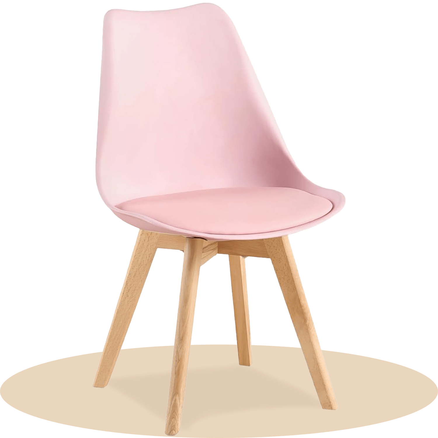 1/2/4/6 Unidad Sillas para Comedor, Sillas para Cocina con Asiento Blando, Tapizado y Patas Resistentes de Madera de Haya, Sillas Nórdicas