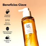 Beauty of Joseon Ginseng Cleansing Oil, Aceite Limpiador Facial con Ginseng, Ayuda a Eliminar Suciedad, Sebo e Impurezas sin Dejar Sensación Pesada, 210 ml