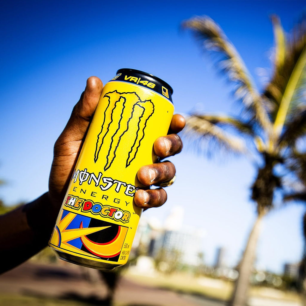MONSTER ENERGY Bebida Energética, Refresco Energético, Pack 12/24 Latas de 500ml