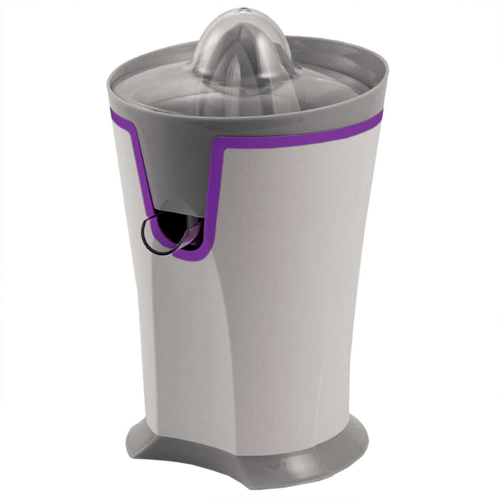 Exprimidor de Zumo Eléctrico de 2 Conos con Vertedor Antigoteo, 40W de Potencia, Colador de Pulpa, Base Antideslizante y Recogecable, Máxima Durabilidad ideal para Uso Diario, Perfecto para Preparar Zumos de Frutas y Cítricos
