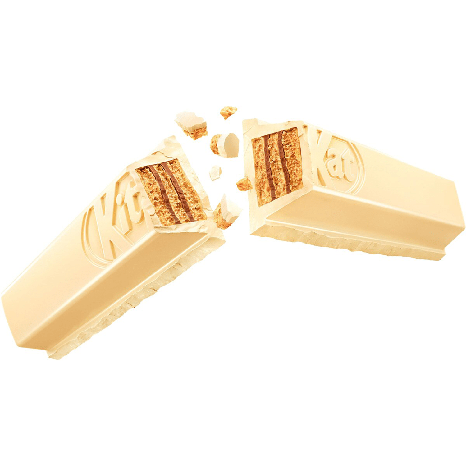 Nestlé KITKAT Barritas de Chocolate Blanco, Snack de Chocolate, Pack Ahorro de 24 Barras de 41,5g