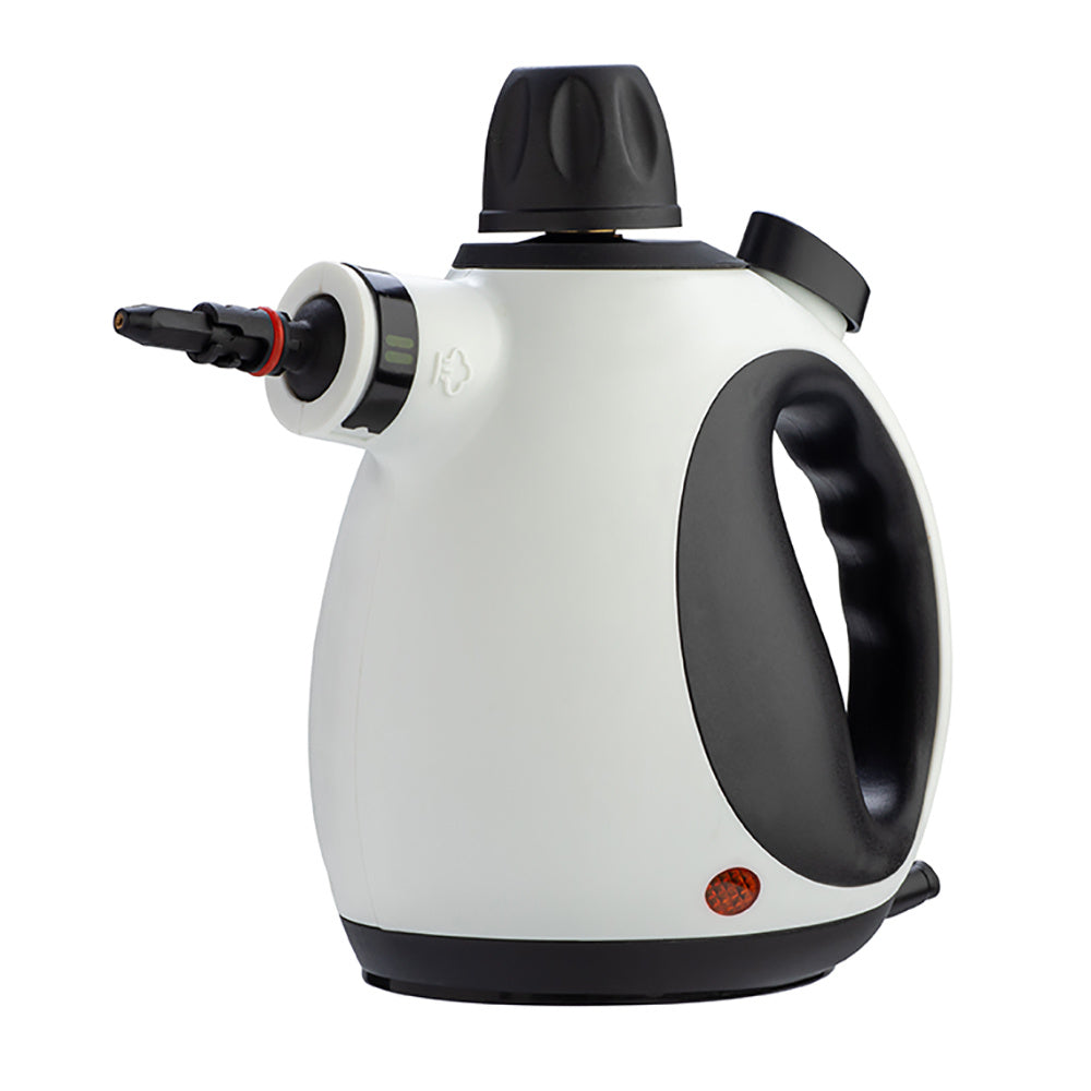 Vaporeta de Limpieza Hogar, Limpieza Vapor, Vaporeta de Mano con 9 Accesorios, Color Surtido Amarillo o Blanco, Limpia a Vapor todo tipo de Superficies, Ideal para el Hogar y el Coche, Capacidad Depósito: 250ml, Presión del vapor: 2,6 – 3,2 var