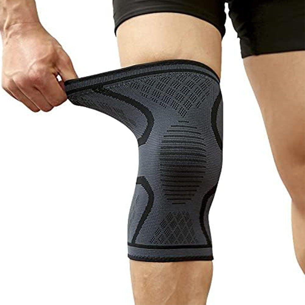 2 Rodilleras Deportivas Resistentes, Ideal para Hombres y Mujeres, Sujección Suave y Extra Cómodas, Aptas para Actividades y Deporte al Aire Libre, Hechas de Poliéster y Latex, Lavables