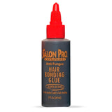 Salon Pro Exclusives Hair Bonding Glue, Super Bond, Pegamento Negro para Extensiones de Cabello y Pelucas con Fijación Fuerte y Duradera, 60 ml