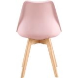 1/2/4/6 Unidad Sillas para Comedor, Sillas para Cocina con Asiento Blando, Tapizado y Patas Resistentes de Madera de Haya, Sillas Nórdicas