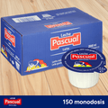 PASCUAL Leche Entera Monodosis, Caja de 150 Tarrinas de 14 ml, Monodosis, Sin necesidad de Refrigeración