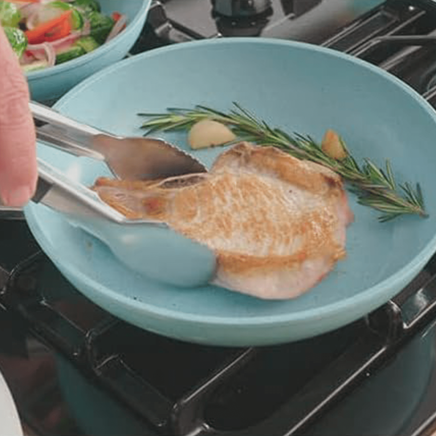 Sartén Antiadherente de Aluminio Forjado, Revestimiento Exterior de Alta Temperatura, Revestimiento Interior Antiadherente, Mango de Baquelita, Distribuye el Calor Uniformemente, Resistente a los Arañazos